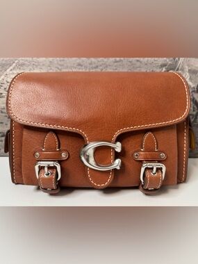 EUC Coach Western Tabby (Original) Leather Shoulder Bag Burnished Amber CT721